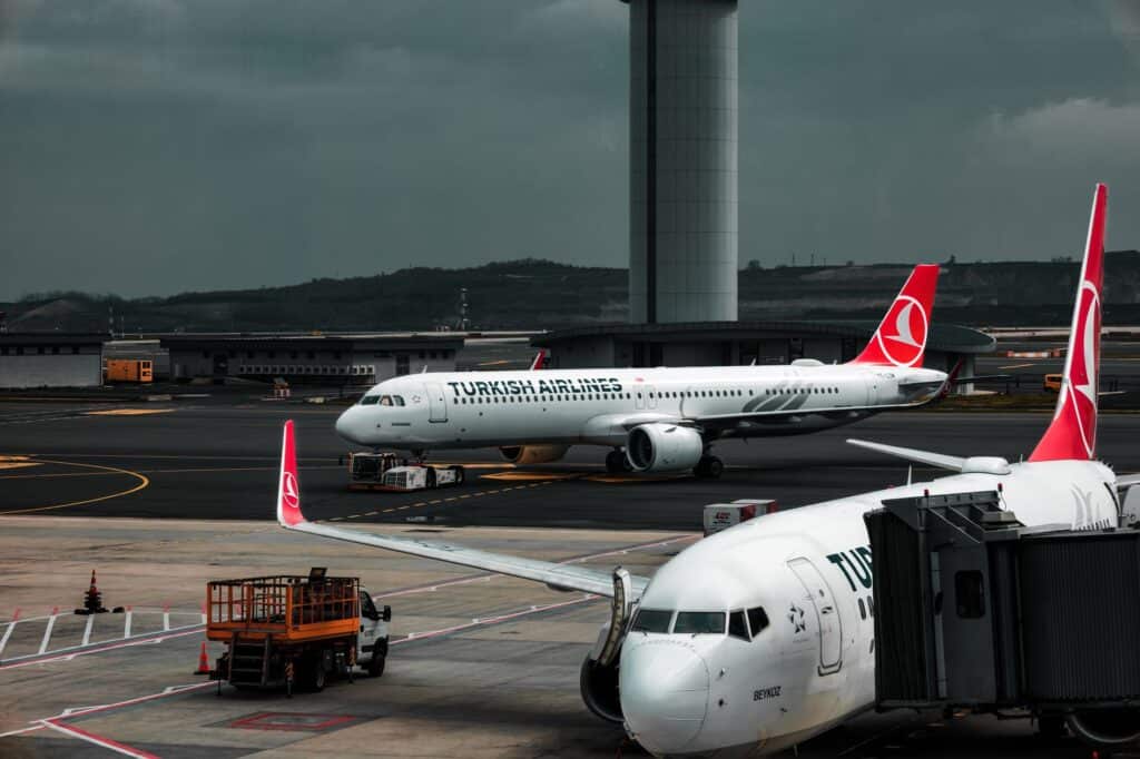 airplanes at airport