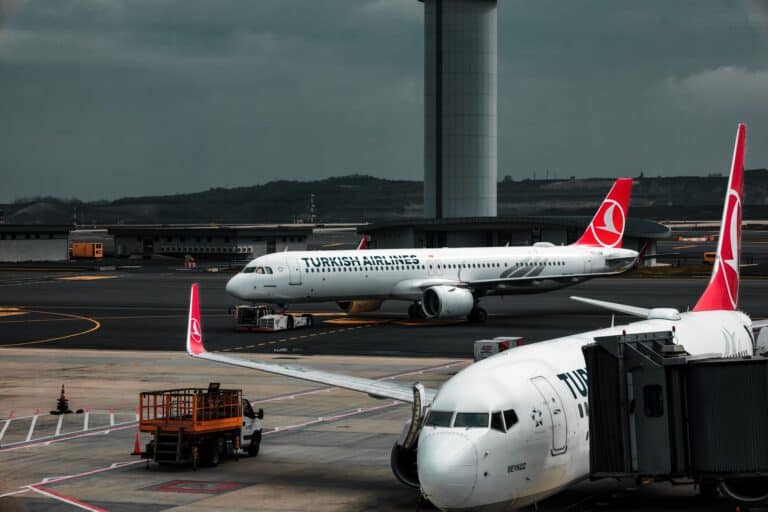 airplanes at airport